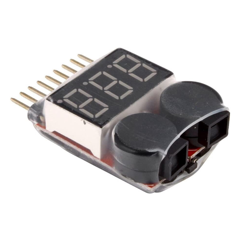Rc 1-8S Lipo Y Tester Monitor Low Voltage Buzzer Alarm Voltage Checker With Indicator For Lipo Life 9164030799493