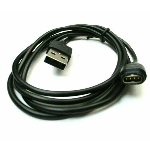 Câble de charge USB de remplacement compatible avec Garmin Forerunner 245 (noir) 1