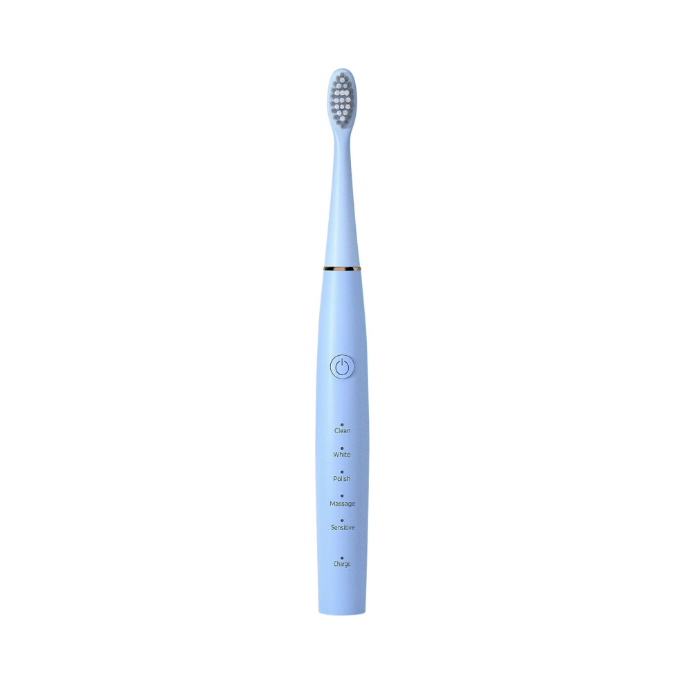 White/Blue/Light Fnyoxu Electric Toothbrush, Electric Toothbrush With 2 Brush Heads, Smart 5-Speed Timer Electric Toothbrush Ipx7