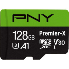 128 GB Premier-X Cl10U3V30roSDXC flashminne – 100 MB/s, A1, 4K UHD, Full HD, UHS-I, ro SD