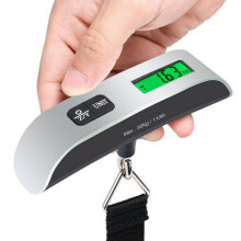 Přenosná cestovní LCD digitální závěsná váha Simyoung na zavazadla, elektronická, 50 kg/110 liber