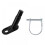 Bicycle Trailer Hitch Connector, Bicycle Adapter Accessories(Traction Head + Silver Lock Ring) 1