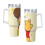 Winnie The Pooh 40oz H2.0 Ανοξείδωτο ποτήρι με μόνωση κενού αέρος με καπάκι και καλαμάκι για 1