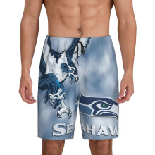 SEA_Seahawks korte pysjamasbukser for menn, sport, korte ermer med fotballaglogo, gaver til baseballfans