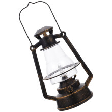 Accesorii pentru felinar de camping în aer liber, lampă cu lumânare, mâner convenabil pentru cort, lumini antice pentru LED-uri din plastic,