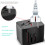 Εκκαθάριση! Smart Appliances Universal Travel Adapter Ένας διεθνής φορτιστής τοίχου, προσαρμογέας 8