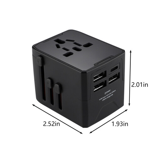 Εκκαθάριση! Smart Appliances Universal Travel Adapter Ένας διεθνής φορτιστής τοίχου, προσαρμογέας 2
