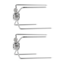 2 praktische Grillgabeln aus Edelstahl, ideal für den Backofen