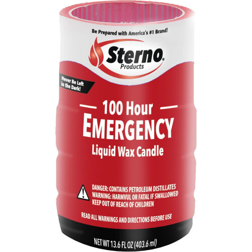 Velas líquidas de emergência, 385g (pacote com 4)