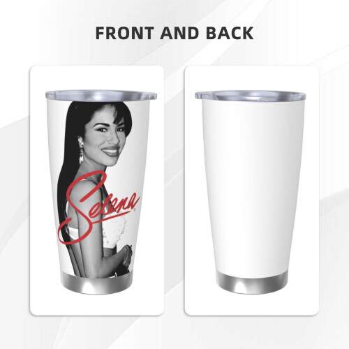 Ποτήρι Selena20oz, Κούπα ταξιδιού καφέ από ανοξείδωτο ατσάλι με μόνωση κενού, Κούπα 1
