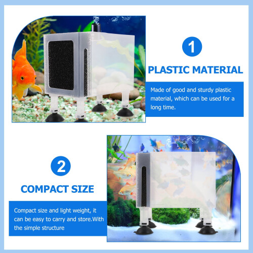 Akvariumpumpfilterlåda: Dränkbar vattenpump, akvariumcirkulationsskydd 1