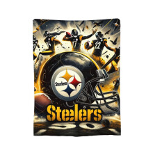 Dicke, warme Steelers-Flanelldecke, ultraweich für Bett, Sofa und Wohnzimmer, Geschenk für Jungen, Mädchen und Frauen zu jeder Jahreszeit