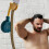 Rotatable Shower Wall Mount No-Punching Shower Rack 6
