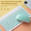 Mouse Bluetooth wireless reîncărcabil, compatibil cu iPad, Samsung, Huawei MiPad, Android, Windows - USB 2.4G 6