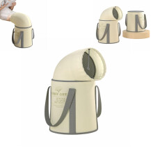 Foldable Foot Bath Basin with Lid, Insulated Soaking Tub with Massage Pads for Travel and Home
