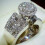 MIARHB Women's Round Cut White Sapphire Wedding Ring, 925 Silver 1