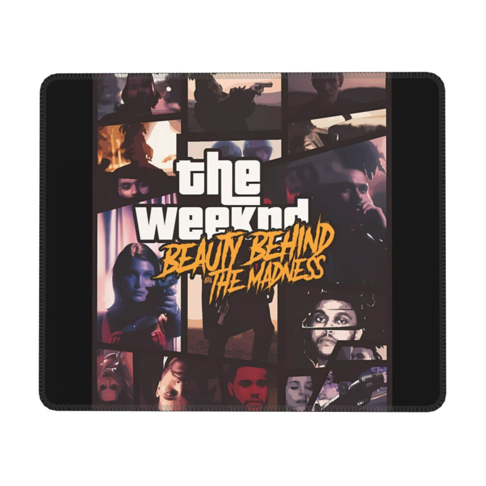The Weeknd Rubber Lock Edge Mouse Pad, Office Desk Pad, Writing Pad, Multi Code Game Pad Mouse Pads For Computers Laptop Mouse Mouse Pad 9071309663846