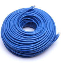 Cabo de rede Ethernet Cat6 de 500 MHz para internet (LAN) com conector RJ45 UTP, azul (novo, EUA)