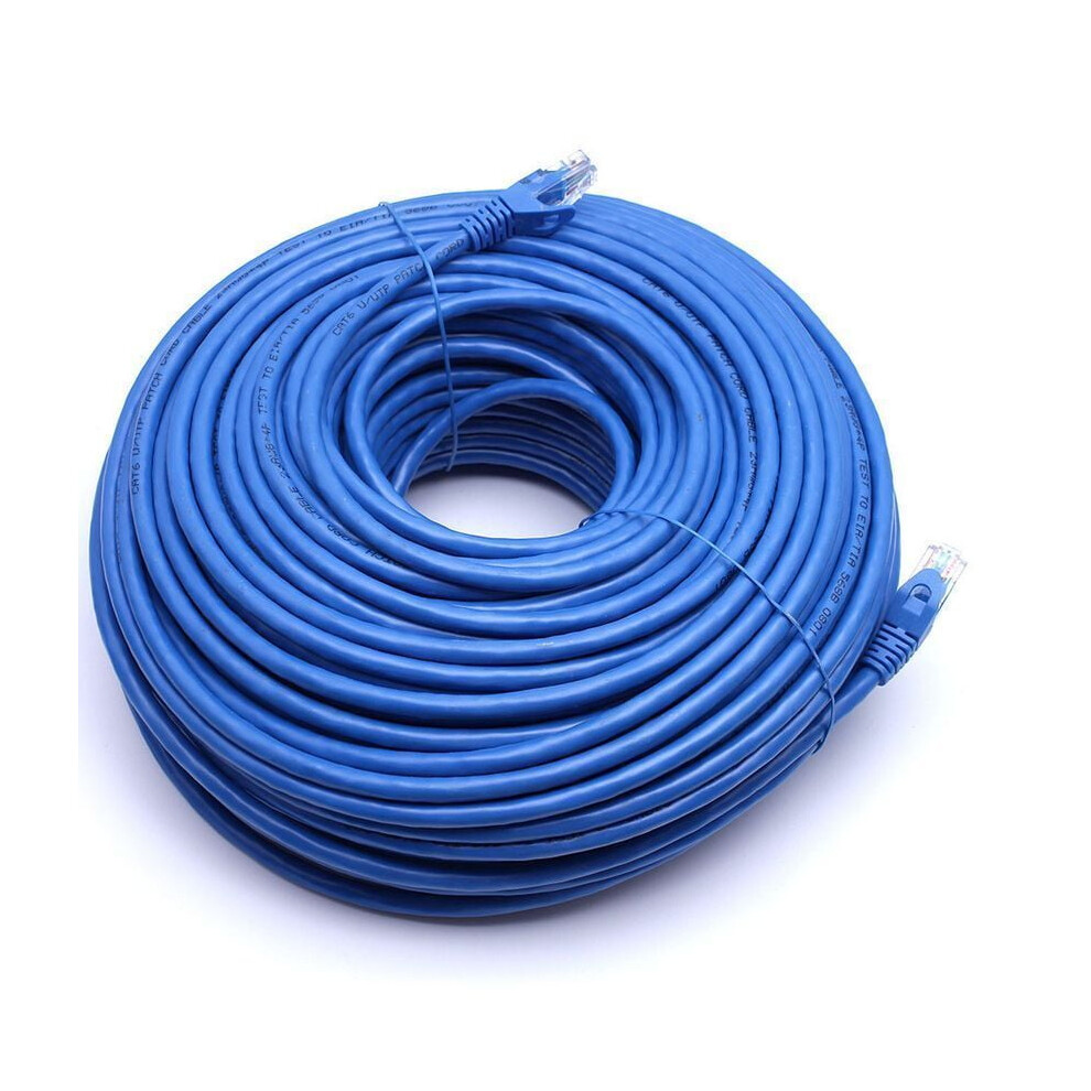 Cat6 Patch Cord Cable 500Mhz Ethernet Internet Network Lan Rj45 Utp Us New Blue 9482828368042