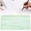 Measuring Templates For Drawing Tools, Plastic Ruler With Easy To Clean Surface, Transparent Green Circle And Oval Template, Sturdy Plastic Different 6
