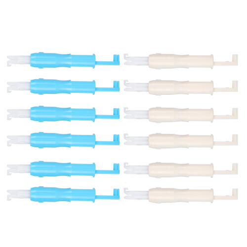 Needle Threading Tool Automatic Needle Threader Quick Sewing Threader Durable Material Practical Functions Double Functions Sewing Machine Accessory 2