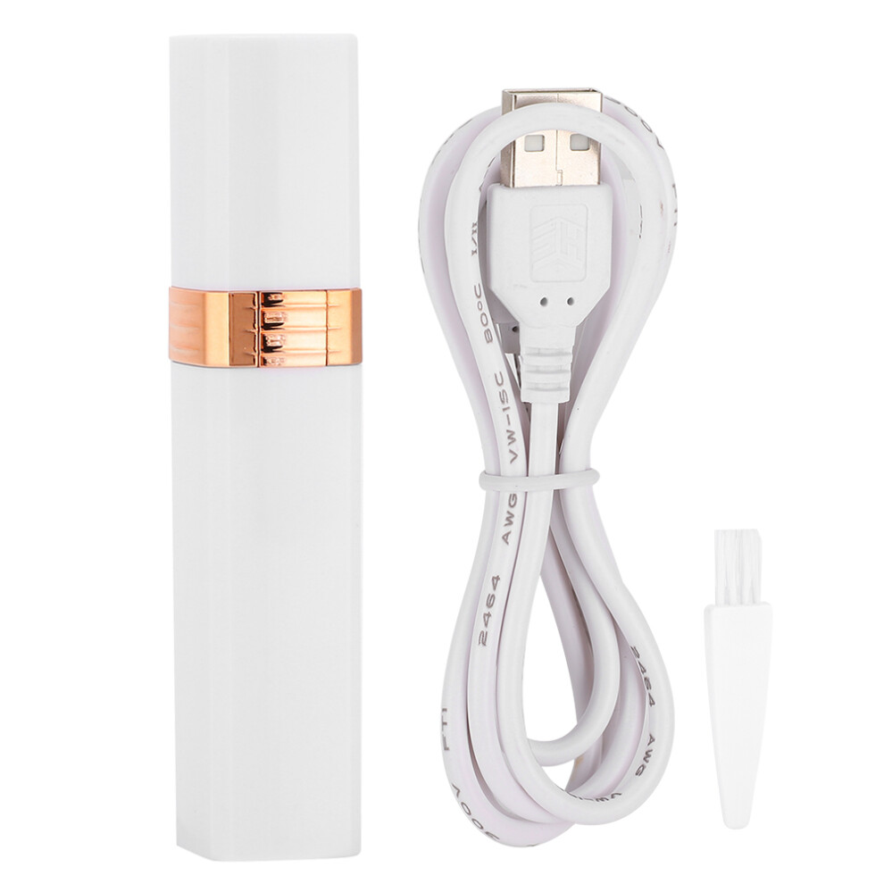 Rechargeable Facial Hair Remover For Women USB Powered Painless Face Shaver With Rounded Head Gentle Trimming Safe For Sensitive Skin And Stylish