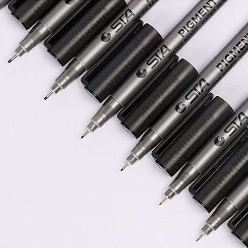 Εκκαθάριση στυλό Poaug Στυλό Dyvicl Μελάνι Manga Anime Fine Bullet Καλλιτέχνης Εικονογράφηση για 1