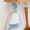 SUSUchens 1 Set Small Broom & Dustpan Kit, Mini Handheld Multi-functional Cleaning Tool for Desktop, Sofa, Kitchen, Keyboard - Blue 5