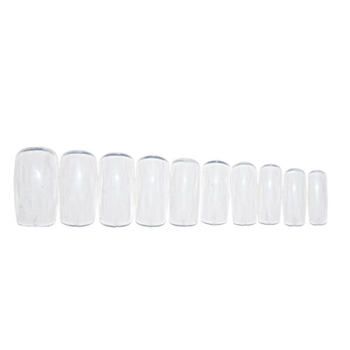 500pcs False Nails ~ Clear ~ Full Nails ~ False Nails Transparent 1