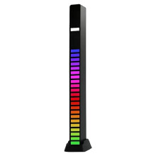 Quinlirra50% alennus RGB-ääniohjaus Ääni Ääniohjaus Musiikkilamppu Led AtmosphereLight Tietokone Auton Atmosphere LED18 Väriä Pickup-valo