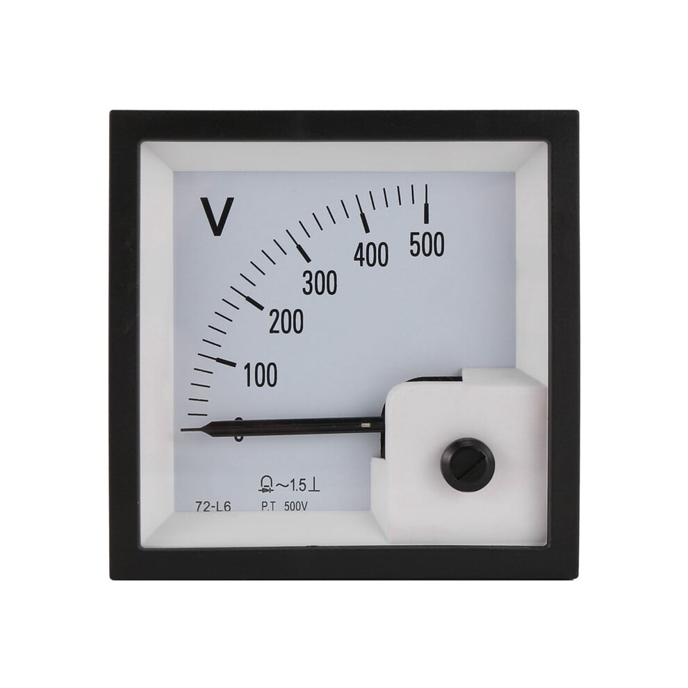 72-L6 Voltmeter 500V Pointer Type Voltage Meter Mechanical Header Pointer Meter Generator Set Part 9482828956386