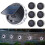 Chicmine 1 Set Solar Wall Light, High Brightness, 90 Adjustable, Remote Control, Auto On/Off, Multiple Modes, Outdoor LED Lamp with Solar Panel 8