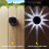 Chicmine 1 Set Solar Wall Light, High Brightness, 90 Adjustable, Remote Control, Auto On/Off, Multiple Modes, Outdoor LED Lamp with Solar Panel 5