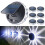 Chicmine 1 Set Solar Wall Light, High Brightness, 90 Adjustable, Remote Control, Auto On/Off, Multiple Modes, Outdoor LED Lamp with Solar Panel 2