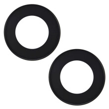 2X Kameralinsefilter Step Up Ring 49mm-77mm Adapter Svart