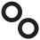 2X Kameralinsefilter Step Up Ring 49mm-77mm Adapter Svart 1