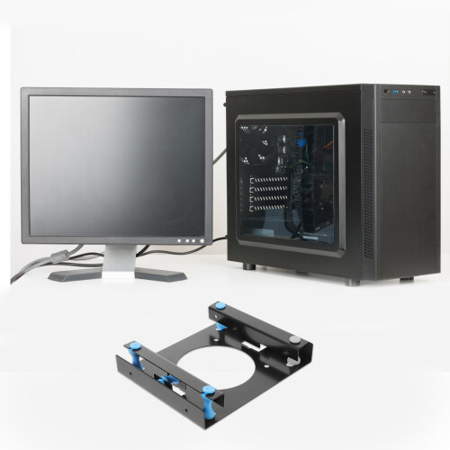 Computer Stand Hard Drive Cage HDD Mounting Bracket Enclosures Driver 1