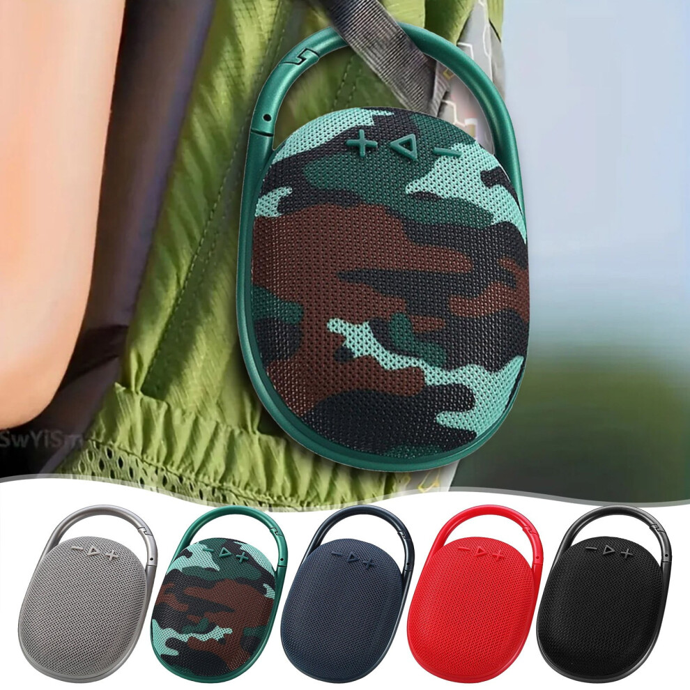 Jacenvly Portable Wireless Speaker With Enhanced Bass, Led & Carabiner Â Compatible With Micro Kitchen Decorations For Home, Outdoor, Travel Light 9130661657891