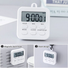Miuline3in1 Uaineadóir Cistine Digiteach, Comhaireamh Síos Maighnéadach, Uaineadóir Digiteach Taispeántas LCD Mór, Uirlis Bainistíochta Ama