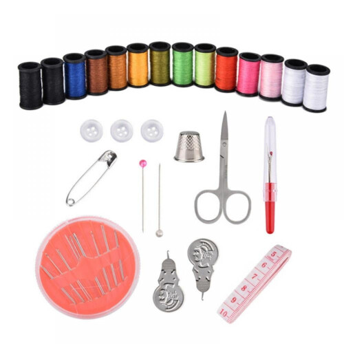 Prettyui DIY Set de cusut Diy Multi-Funcțional Set de cusut Cutie Set de mâner Matlasare Cusut Broderie Ață Accesorii de cusut 1