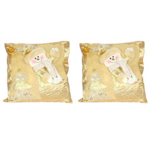 Timeless Holiday Splendor, Snowman Pattern Stockings, Linen Material for Unmatched Comfort, Christmas Decorative Dolls for a Cozy and Welcoming
