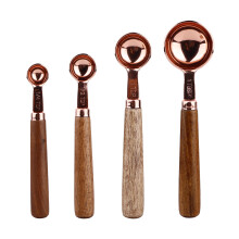 Durable Black Walnut, Wooden Measuring Spoon With A Touch Of Elegance, Ergonomically Designed For Comfort And Precision, Perfect Addition To Any