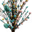 Festive Finesse, Pre-Lit Easter Egg Tree Perfect For Easter Indoor Outdoor Decorations, Featuring Adjustable Branches Tabletop Decor 3