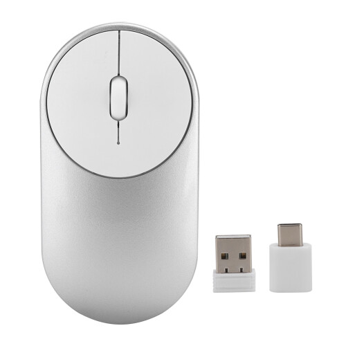 Ασύρματο ποντίκι Precision Tracker για Windows Android IMAC, ποντίκι από γνήσιο δέρμα με