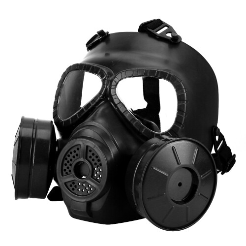 Paintball τακτικός φακός ομίχλης προσώπου μασκών πλήρης αντι με τα νάυλον λουριά 1
