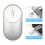 Ασύρματο ποντίκι Precision Tracker για Windows Android IMAC, ποντίκι από γνήσιο δέρμα με 5