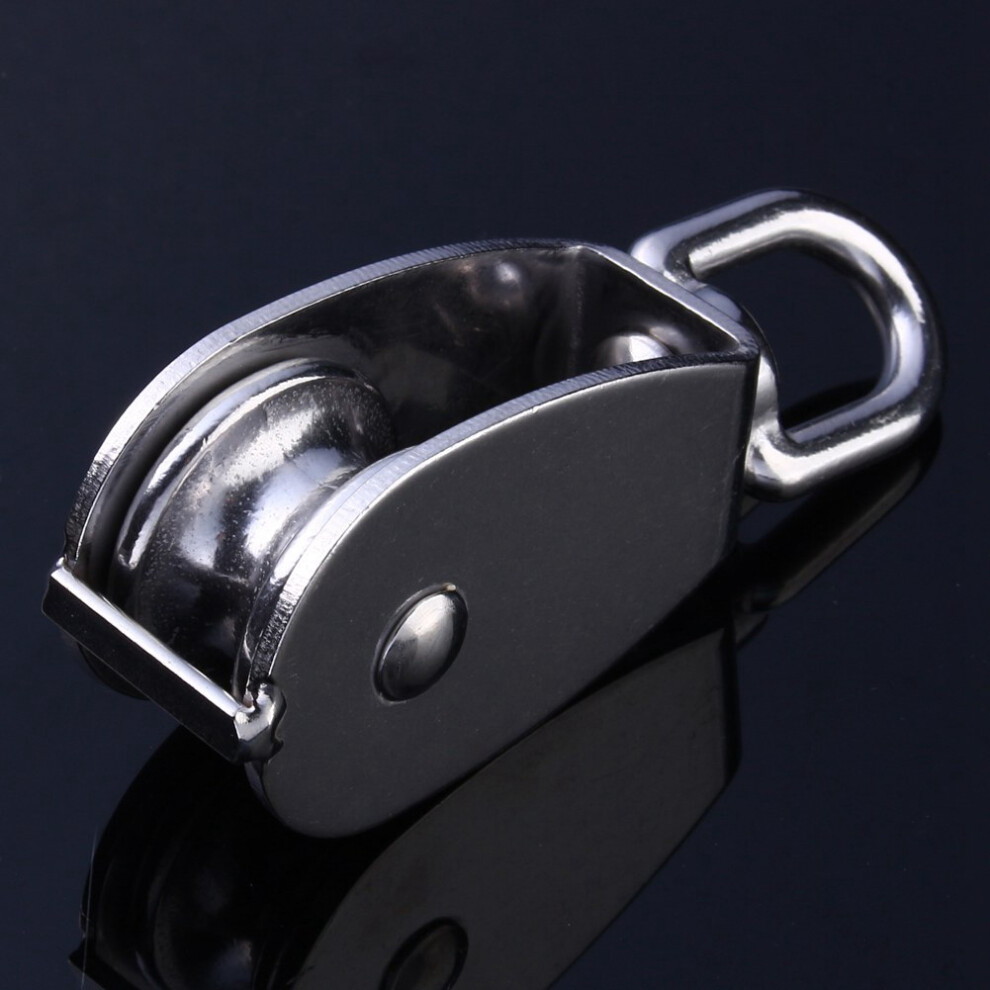 M32 Stainless Steel Pulley Block - 360 Swivel Design For Heavy Load 4991382832890