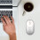 Ασύρματο ποντίκι Precision Tracker για Windows Android IMAC, ποντίκι από γνήσιο δέρμα με 6