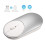 Ασύρματο ποντίκι Precision Tracker για Windows Android IMAC, ποντίκι από γνήσιο δέρμα με 4