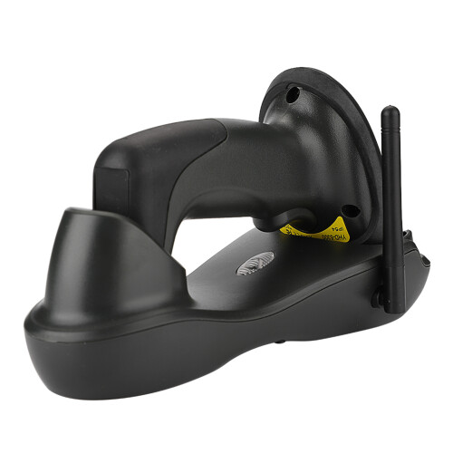 2.4Ghz Cordless Barcode Scanner for Wireless Use, 1D 2D QR Code Reader with Fast Accurate Scanning, Bluetooth Wireless Technology Rechargeable 2